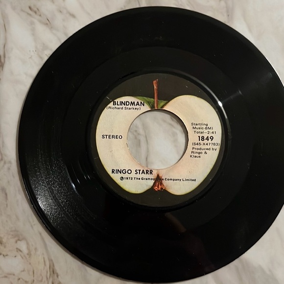1972 Ringo Starr Back Off Boogaloo 45 Apple 1849 - Picture 4 of 4
